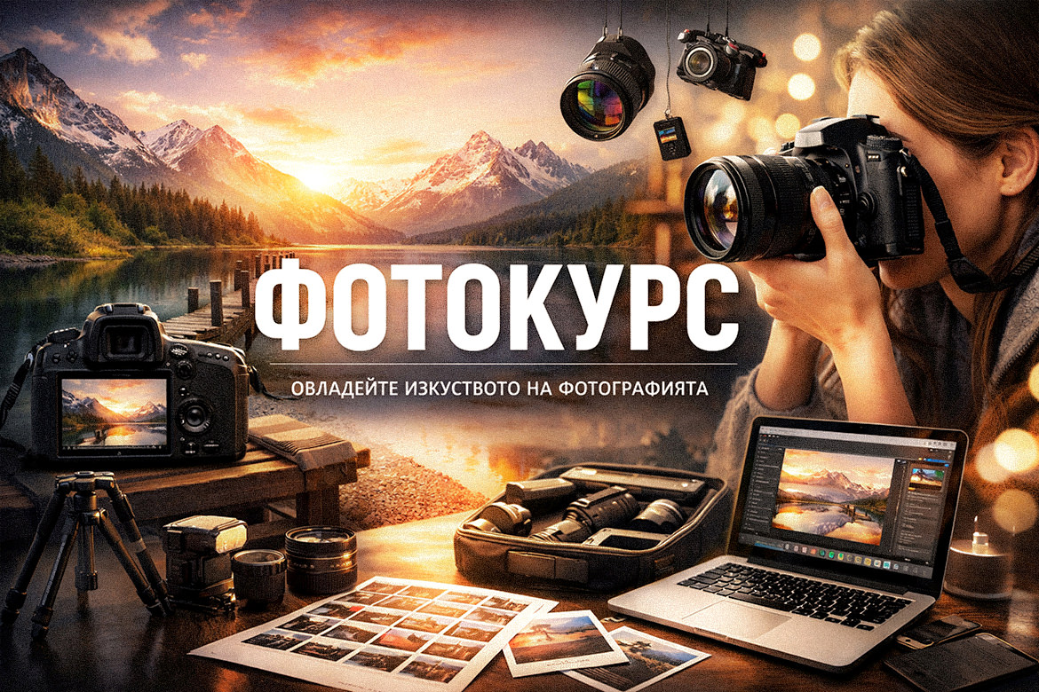 Фотокурс за начинаещи в София – курс по фотография с практика, техника и творчески подход